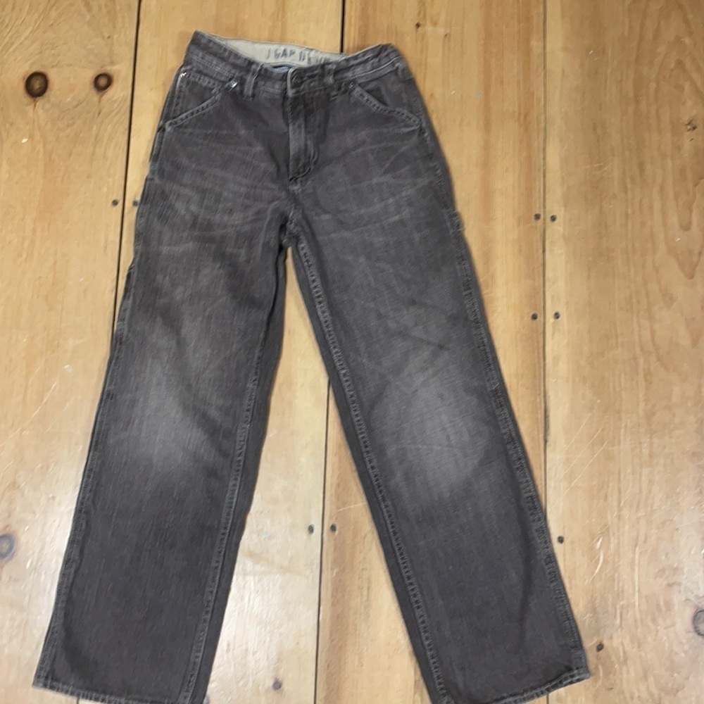 Boys Gap Denim Carpenter Pants, brown denim,  12 R